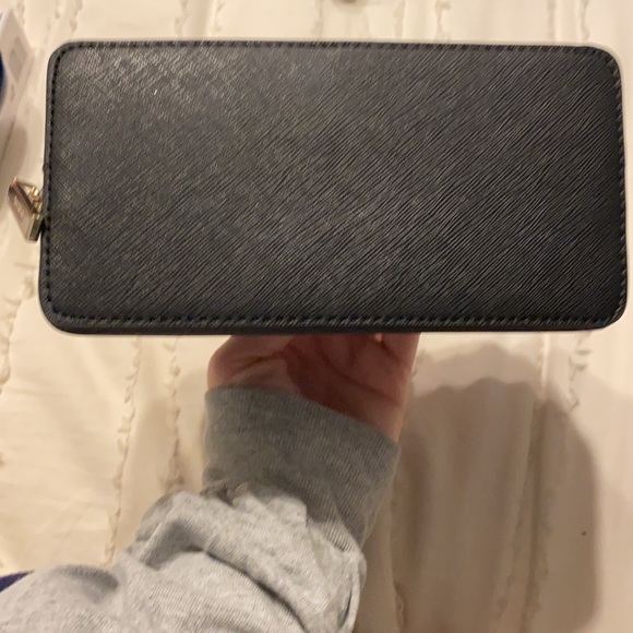 kate spade black glitter cosmetic pouch - Picture 5 of 5